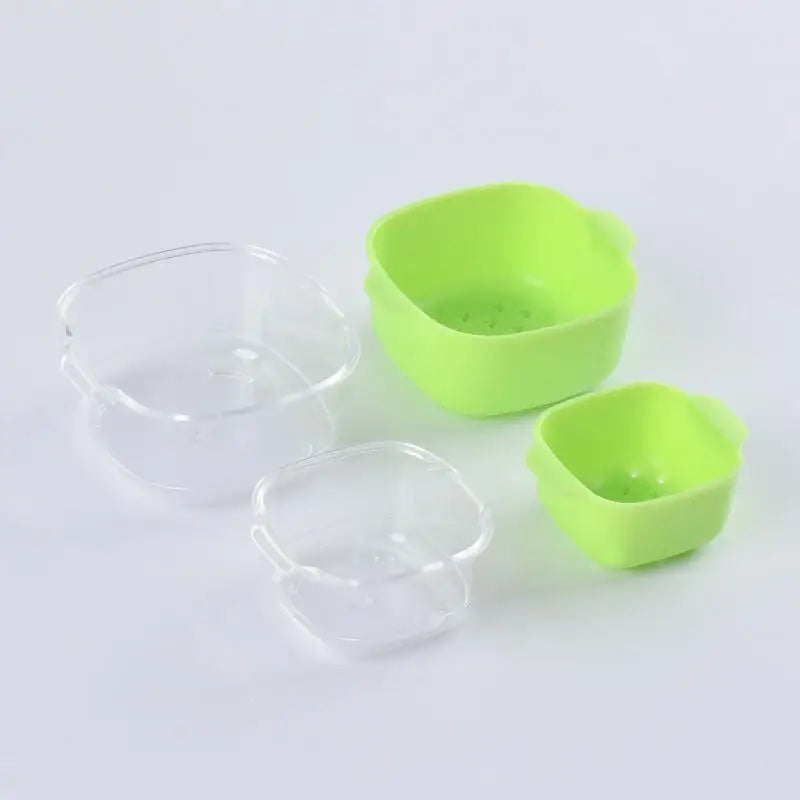 boîtes conservation alimentaires transparentes motifs fruits légumes moderne pratique blanc bleu rouge