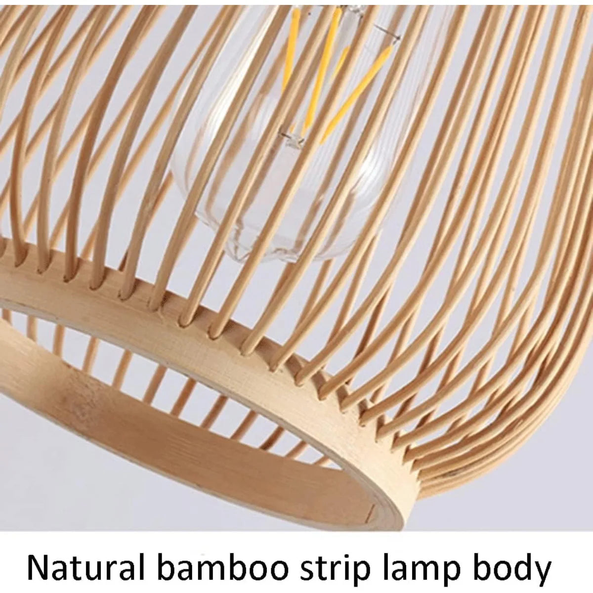 lampe suspendue rattan spirale moderne minimaliste naturel led 90 260v e27