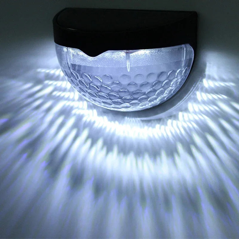 applique murale solaire moderne noir perforée adhésive led transparentextérieur balconurgence