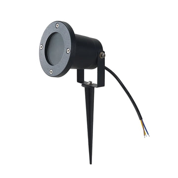 lampe sol led noir moderne ip65 tringle câble flux lumineux remplacable aluminium vacancesextérieur