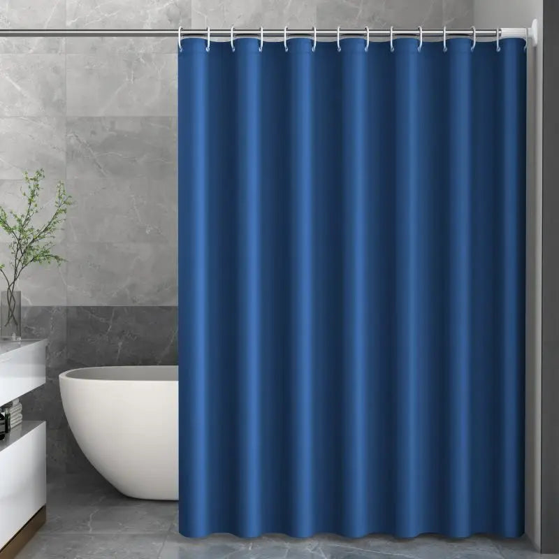 rideau douche bleu marine uni moderne opacité 180cm 120cm 150cm 200cm respectueux environnement