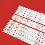 bande led blanc points rouges moderne fixations 455mm 512mm 576mm