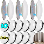 poids magnétiques rideau blanc moderne adhésif 10 paires 4cm 1cmétales rouleau polonais chambre