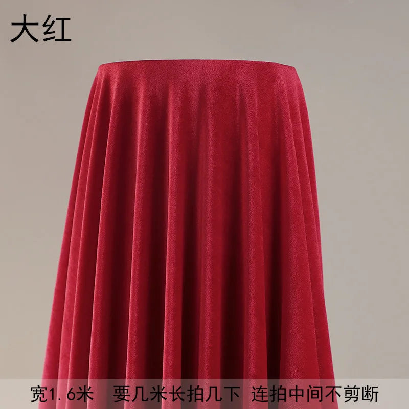 tissu velours polyester uni opaque moderne vert foncé vert clair noir rouge blanc resistant
