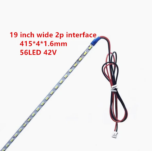 ruban led vert clair 19 20 21.5 pouces ligne continue moderne connecteur yeux