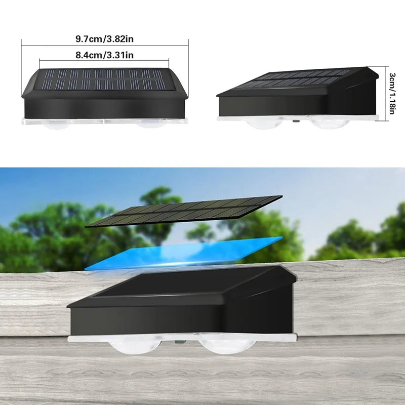éclairage paysager led solaire extérieur moderne spot ip65 noir mat auto on off