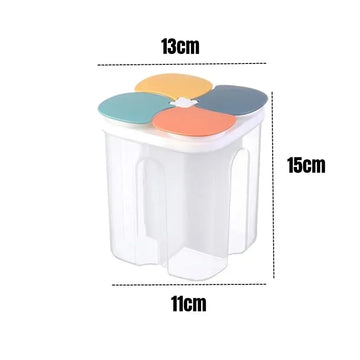 boîtes rangement alimentaire transparentes modernes grilles poignées couvercle mesure