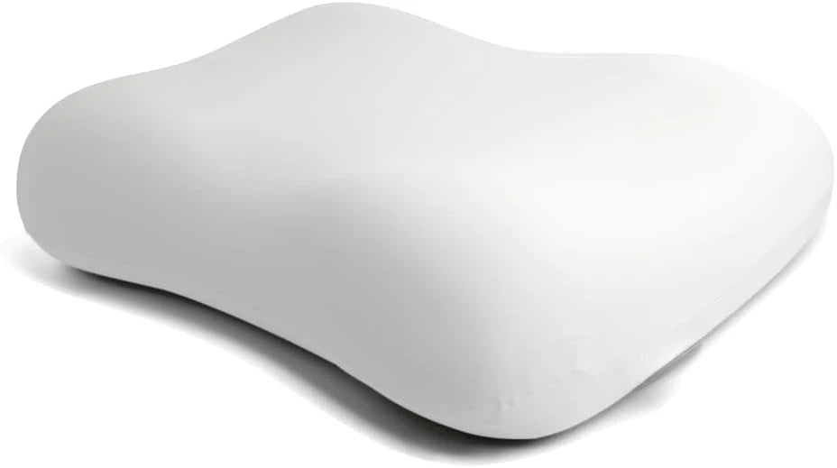 oreiller mousse mémoire forme cervicale ergonomique contoured dormir latéral dos couverture freshface polyester coton
