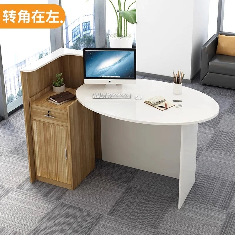 petit d'appoint moderne bois blanc salon travail compact