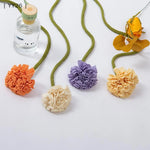 attaches rideaux fleurs tissu coton vert blanc violet orange floral champêtre