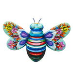 décoration murale abeille colorée motifs floraux chambre salon extérieur