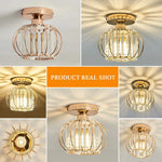 Lampe moderne or noir transparent acrylique éclairage chambre entrée étude