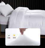 couvre lit blanc 100% coton matelassé doux moderne été chambre lit queen king
