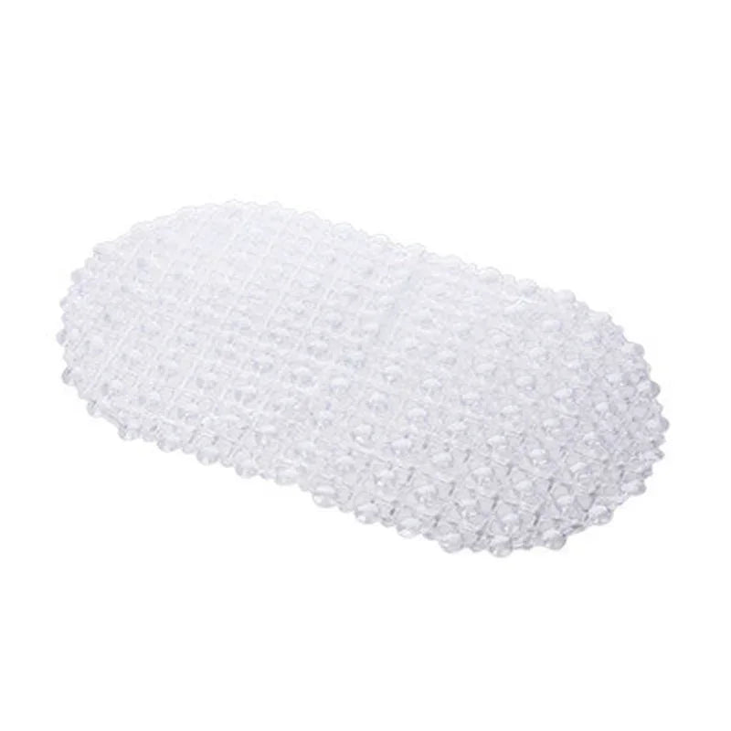 tapis bain moderne vague bleu rose blanc environnement salle bain alvéolaire minimaliste