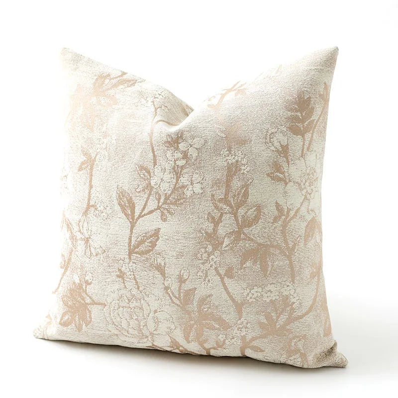 housse coussin moderne motif floral polyester coton 45x45cm 50x50cm décoration maison canapé chaise voiture