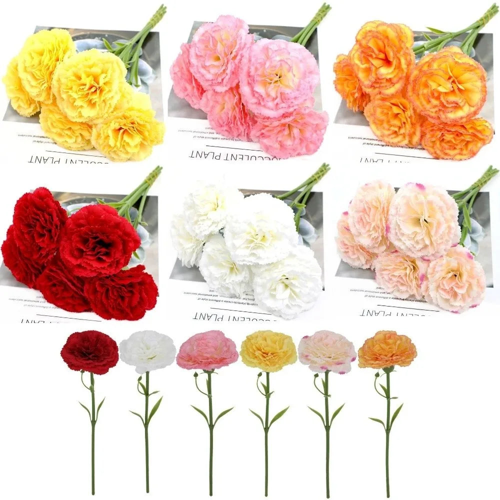 fleurs artificielles modernes rouge blanc rose jaune orange décoration intérieure vase panier osier minimaliste