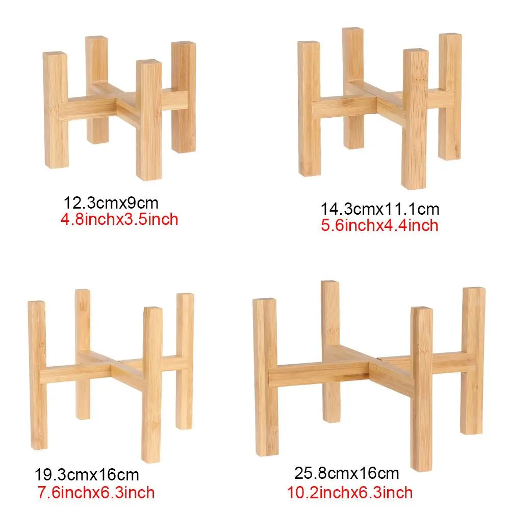 support plante bois moderne minimaliste 12.3cm 14.3cm 19.3cm 25.8cm