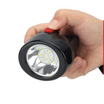 lampe torche noire rechargeable moderne bande velcro manuel utilisation chargeur