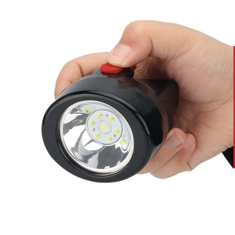lampe torche noire rechargeable moderne bande velcro manuel utilisation chargeur