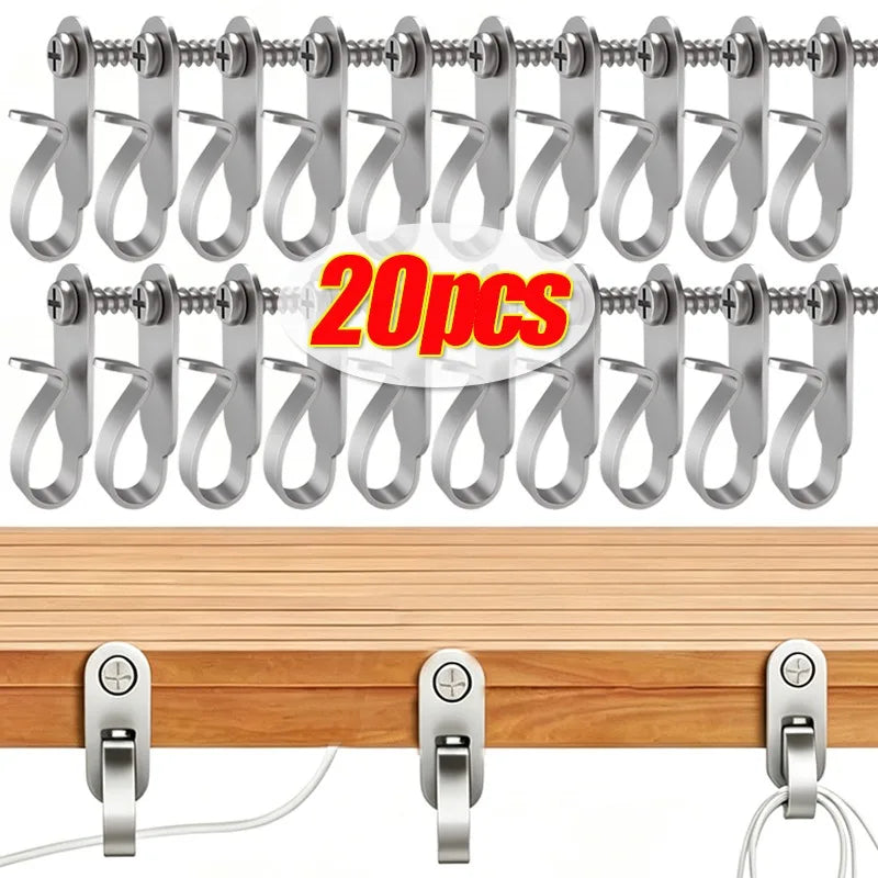 supports métalliques crochet visser décoration extérieure rustique industriel aménagement maison éclairage décoratif cables organisateurs