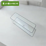 boîtes rangement transparentes cubes minimalistes 6cm 8cm 10cm 12cm 15cm