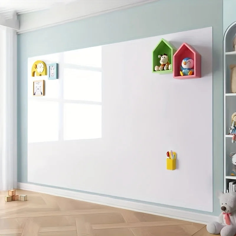 tableau blanc effaçable adhésif mur pvc blanc moderne 45cm 60cm 2m enfantsécole supprimernettoyer effacer
