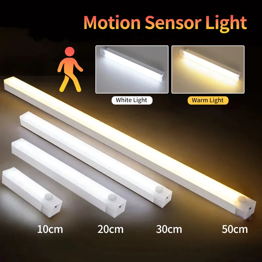 veilleuse led rechargeable capteur mouvement adhésif blanc moderne chambre cuisine
