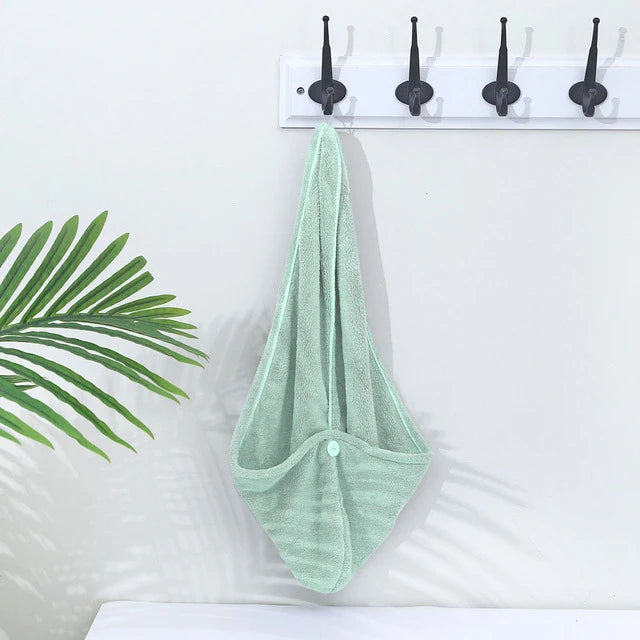 serviettes microfibre absorbantes couleurs gris rose bleu clair modernes clips fixation rapide toilette 66x25cm
