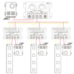 amplificateur audio contrôleur led 24v 30a 720w noir moderne certifications ccc fcc rohs ul