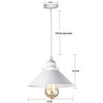 lampe suspendue industrielle conique noire dorée éclairage salon chambre éclairage intérieur E27 adaptable