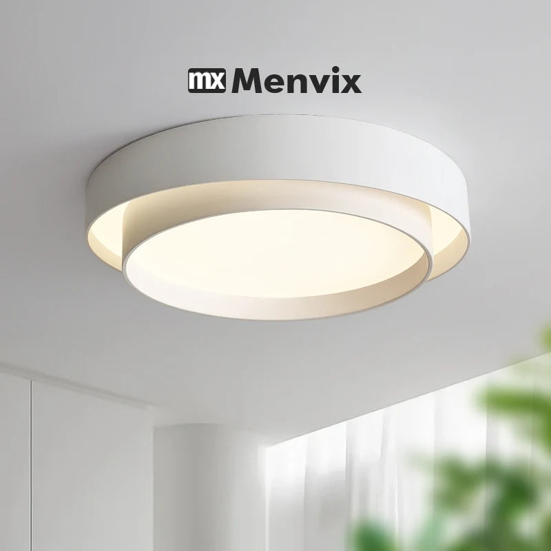 plafonnier led moderne rond noir doré lampe salon chambre intensité réglable dimmable