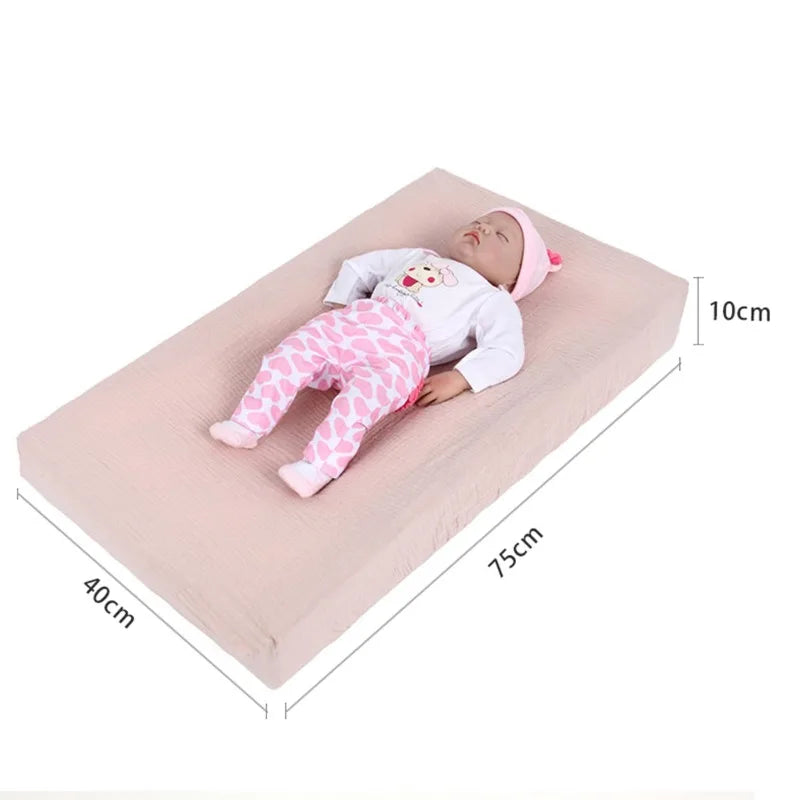 draps lit bébé coton 100% beige rose jaune rayures géométriques simple doux