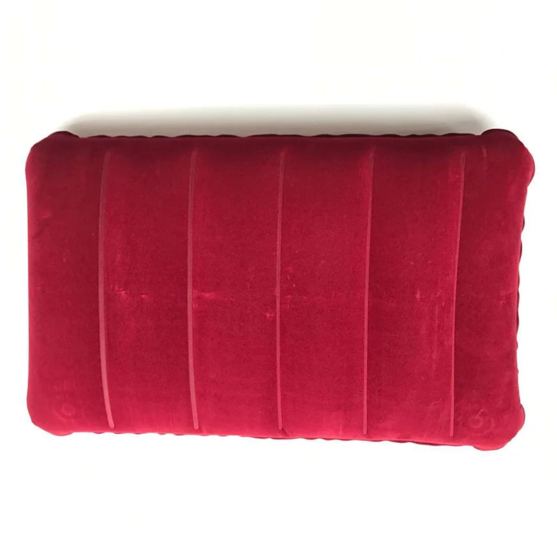 coussin gonflable gris bleu marine moderne valve camping voyage sommeil ultraléger
