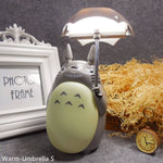veilleuse table led totoro gris moderne rechargeable usb enfant chambre decor