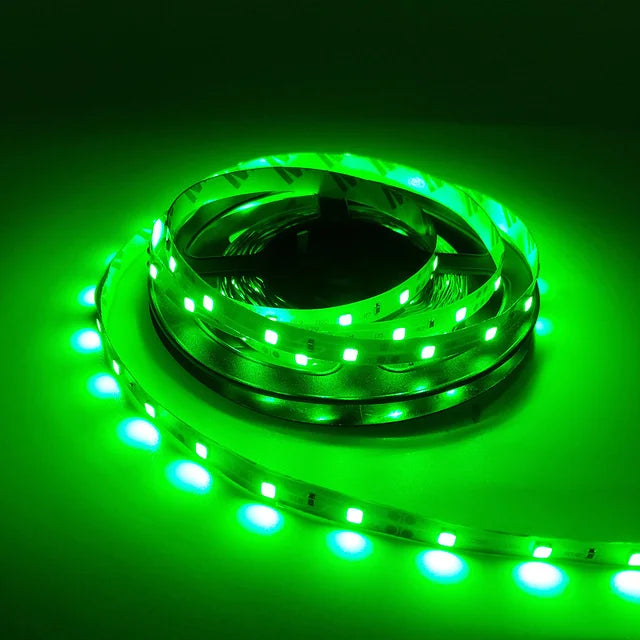 ruban led vert 12v 5m adhésif smd ip20 moderne non étanche