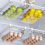 boîtes rangement réfrigérateur transparentes clips extensibles modernes pratique