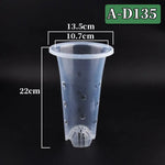 pots plante moderne perforés noir transparent profonds jardinintérieur 10pcs 5pcs