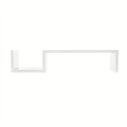 étagère murale bois blanc noir moderne minimaliste salon cuisine réutilisable plat lisse fixation invisible