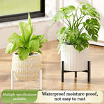 support plante métal noir moderne grille dimensions pots 20 50cm