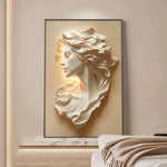 Applique murale LED moderne avec abat-jour en cristal pour hall d'entrée