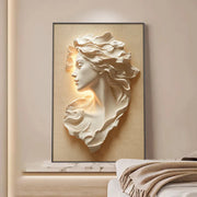Applique murale LED moderne pour hall d'entrée avec abat-jour en cristal - Décoration intérieure contemporaine