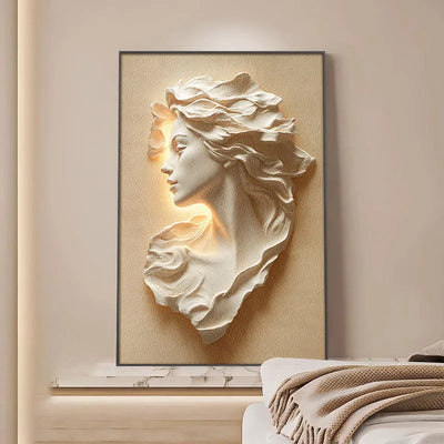 Applique murale LED moderne avec abat-jour en cristal pour hall d'entrée