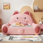 lit enfants rose cochon mignon spirales contemporain oreillers tapis jeu