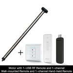 motrice store roulant électrique interrupteur télécommande hub rf moderne gris métallisé lisse opaqué