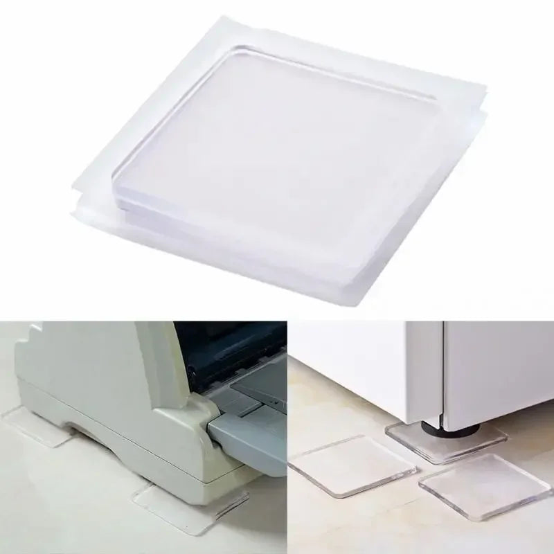 patins anti vibration adhésifs transparents utilitaires minimalistes épaississant pièces meubles électroménagers maison