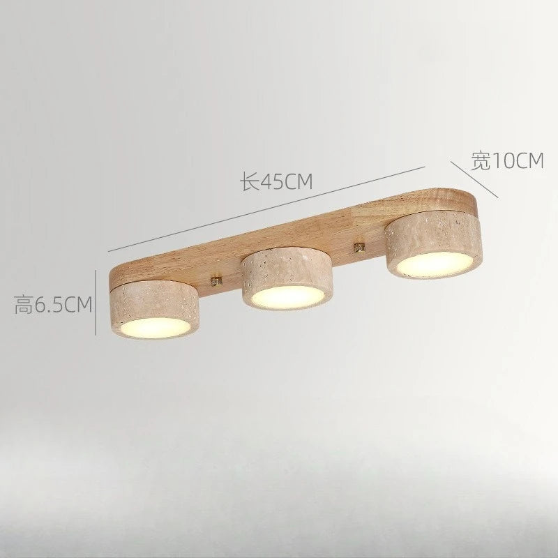 lampe moderne marron clair texture naturelle éclairage led minimaliste chambre salon entrée étude