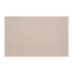 tapis salle bain microfibre beige gris moderne antidérapant absorbant rapide séchage texture géométrique