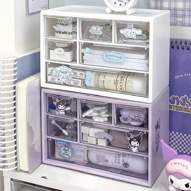 boîtes rangement modulaires transparentes vert rose blanc violet modernes pratiques étanches