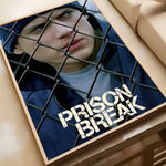 affiche prison break saison graphique décoration murale moderne salon bar vin