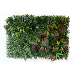mural végétal artificiel feuilles fleurs moderne extérieur intérieur vert blanc